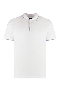 Cotton-piqué polo shirt